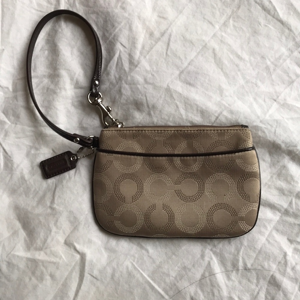 Gently used Coach Wristlet